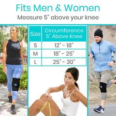 Vive Hinged Knee Brace – Relieves ACL, MCL, Meniscus Tear – Lightweight, Comfort