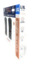 Copper Fit Elite Air Knee Sleeve 2-pack, AIR Flow Stays Dry, Cool Lightweight