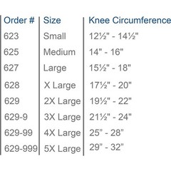 Advanced Ortho Wrap-Around Hinged Knee Brace size M