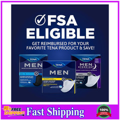 TENA Incontinence Guards for Men Overnight Super Absorbency 96 Ct Extra Coverage
