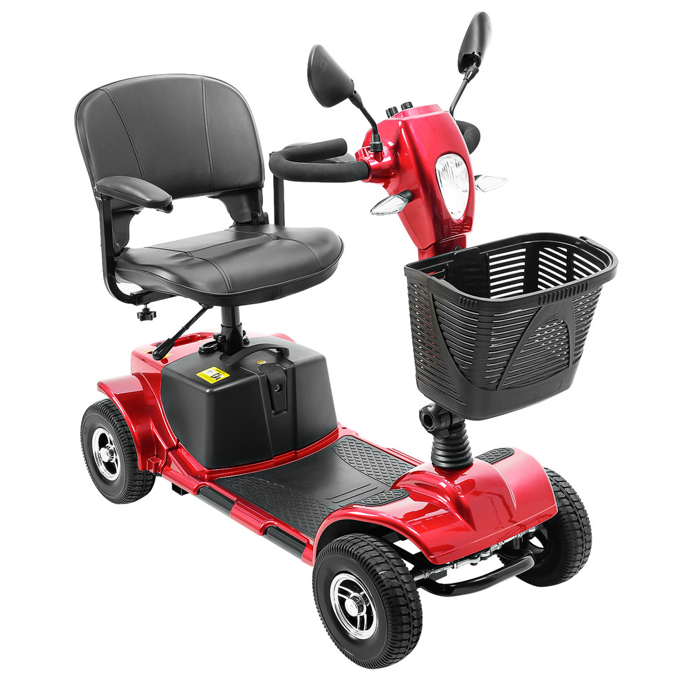 2024 4 Wheels Mobility Scooter Power Wheel Chair Electric Device Compact Updates