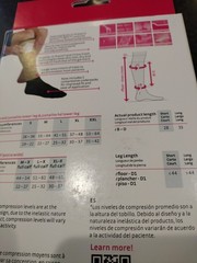 Medi Circaid Juxtalite CJL3L002 Beige Medium 33CM Long Lower Leg Compression New