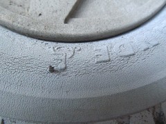 Rascal 600 mobility scooter parts: 2 main drive wheels dry-rot
