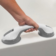 12inch Shower Handle Strong Hold Suction Cup Grab Bars Safety Hand Rai Bathroom