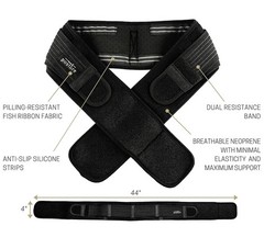 Sacroiliac Hip Belt SI Joint Support Brace for Sciatica Lower Back Pain Black…