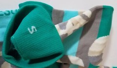 FIGS Compression Socks 100% Awesome Size Small Multicolor NEW
