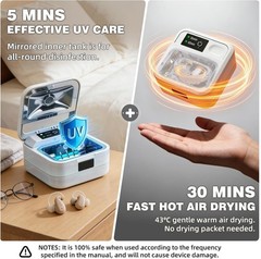 Hearing Aid Dryer Dehumidifier, Automatic Shut-Off Dryer Box Drying Box T03-26