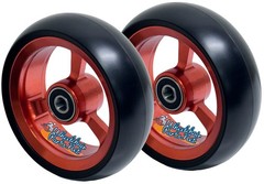 5″ X 1 .40″ Front Caster Wheels With Color Rims. Sold as Pair