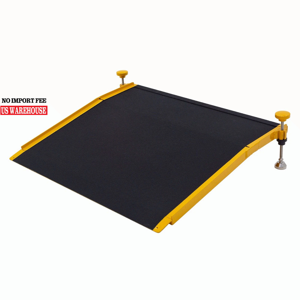 26″ L Silver Spring Aluminum Adjustable Solid Threshold Ramp