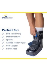 Medical Full Shell Cam Walking Boot with Air Pump- Short- Foot Pain Recovery