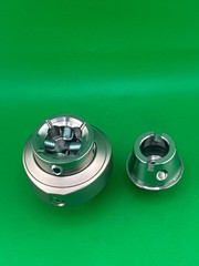 Prosthetic quick change release adapter w/ extra male pyramid insert. New