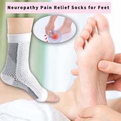3 Pairs Foot & Ankle Brace Socks for Sprained Ankle Compression Sleeve Foot