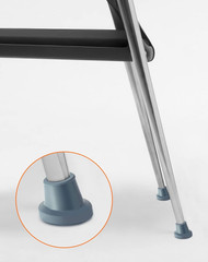 Replacement Feet for Shower Chair Bath Seat, 4 Pack 1″ I.D Slope Rubber Tips Sho