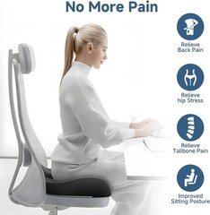 Versatile Large Cooling Gel Seat Cushion – Perfect for Long Sitting Experiences