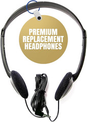 Replacement Headphones – Hearing Amplifier, Lightweight & Portable