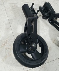 Quickie 2 Folding Manual Wheelchair Caster Wheels With Forks + Mounts