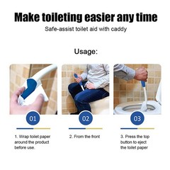 Bottom Bum Wiper Toilet Disability Mobility Incontinence Aid Obese Elderly BT0