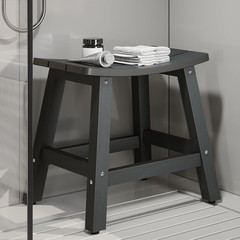 Poly Lumber Shower Bench, Shower Stool, Water Resistant & Non Slip Design Shower
