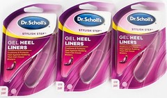Dr Scholls Gel Heel Liners (Stylish Step) 3 Pack