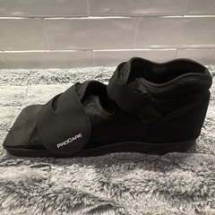 ProCare Post-Op Shoe Adjustable Black One Size Foot Immobilization