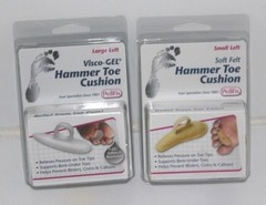 New PediFix Hammer Toe Cushion Pressure Reliever – Soft Felt or Visco-Gel®
