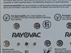 Rayovac Size 13 ~ 1.45V Zinc Air Hearing Aid Batteries 3-Packs of 12 (36 Total)