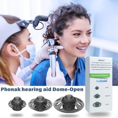 20pcs Phonak Open Hearing Aid Domes Medium Size (0.35 Inch=9mm) Ideal for Phonak