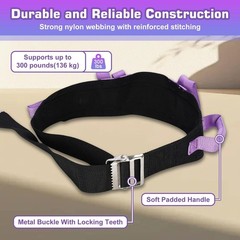 Gait Belt with Handles – Transfer Belts for Seniors, Bariatric, Disabled, Eld…