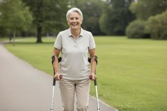 PEPE Mobility Forearm Crutches for Adults (x2 Units) PACK 2 MULETAS, Black