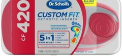 Dr. Scholl’s CF420 Orthotic Insole – Red New Sealed