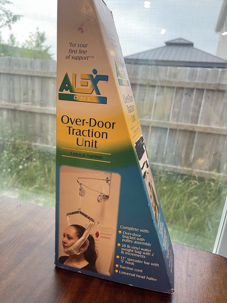 Alex DME Over Door Traction Unit Cervical Universal Head Halter 9630 New