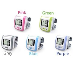 NEW Portable Wrist Automatic Blood Pressure Monitor LCD Digital Wrist Cuff