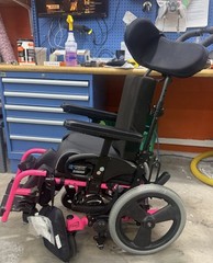 2018 Sunrise Medical Zippie Iris Pediatric Tilt Wheelchair Whitmyer AS-IS READ