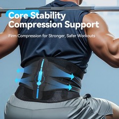 AGPTEK Back Brace for Lower Pain Relief, Breathable Air Mesh Large