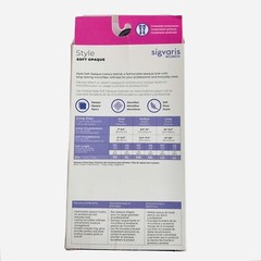 Sigvaris 841C Soft Opaque Knee High 15-20mmHg Compression Stockings Blue Iris SL