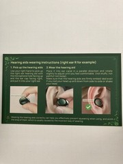 Jiuyee Rechargeable Bluetooth Hearing Aid NIB Pearl White Medical Technology