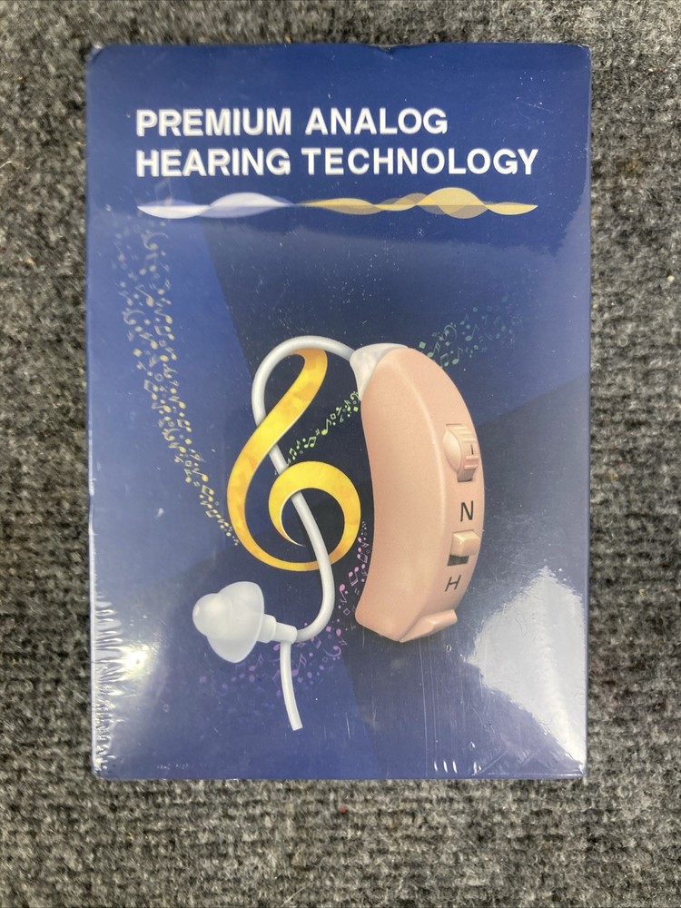Hearing Hero Analog Technology Behind/In the Ear Amplifier Hearing Aide NIB