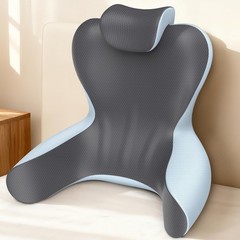 Reading Pillow for Sitting in Bed,22″ H Back Support Pillow for Sitting up,Ba…