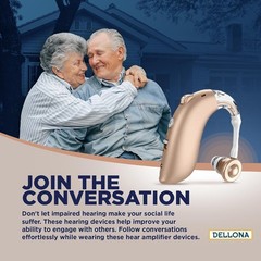 High-Performance Hearing Aids for Seniors, OTC Rechargeable Hearing Aid for Peop