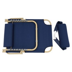 Folding Adjustable Sit up Back Rest Portable Lifting Bed Backrest Deep Blue NEW