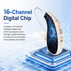 Rechargeable Hearing Aids for Seniors 16 Channel Noise Reduction Sound Amplifier
