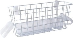 HealthSmart Durable Walker Accessories Basket 3 Inch thick (Pack of 1), White