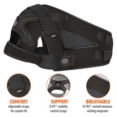 Shock Doctor Shoulder Support (Black, XX-Large)
