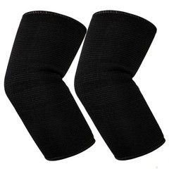 JUSDIQIR Elbow Compression Sleeves, Brace for Men Women, Large, Black