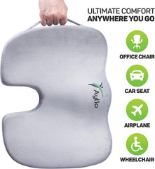Seat Cushion for Desk Chair – Back Pain, Tailbone Relief, Coccyx, Butt, Hip Supp