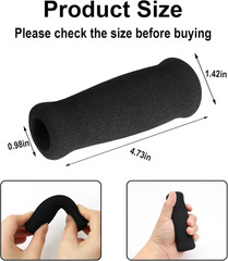 Cane Hand Grips Foam Replacement Set of 4 for Offset Canes Safety Comfort