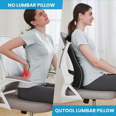 Lumbar Support Pillow for Office Chair, Office Home Essentials,Gifts for Mom,Dad