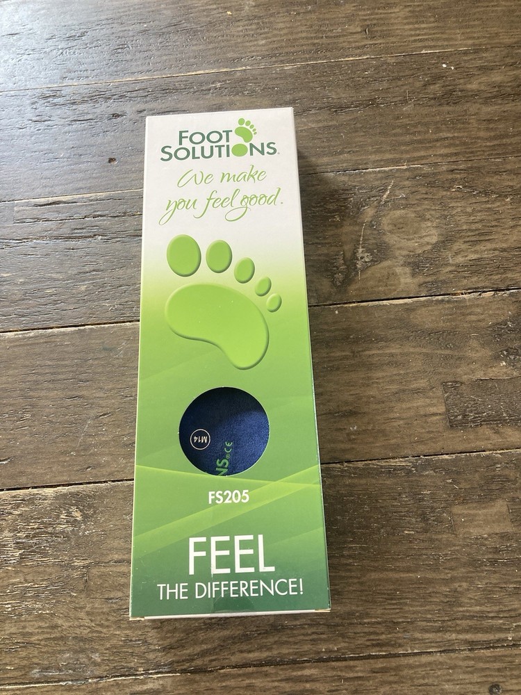Foot Solutions Premium Insoles for Men Size 13 to 14 Model FS205 BrandNew w Box!