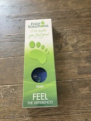 Foot Solutions Premium Insoles for Men Size 13 to 14 Model FS205 BrandNew w Box!