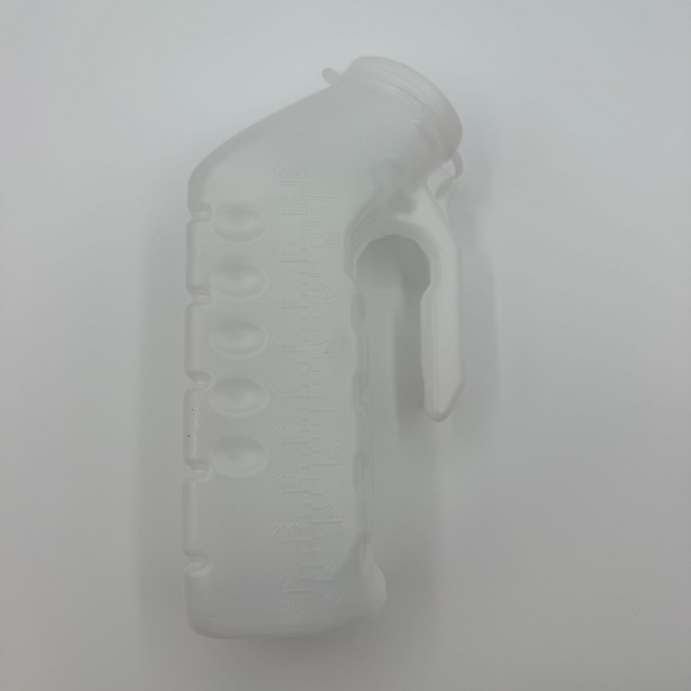 Medline Male Urinal w/Lid Clear Plastic 1000ml/32 0z Brand New (A10-13)